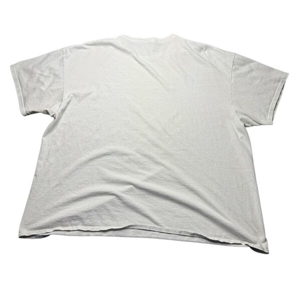Liquid Blue T Shirt Mens 3XL White Tiger Graphic All Over Front Streetwear Fade - Picture 3 of 8